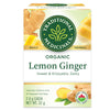 Traditional Medicinals Organic Lemon Ginger Wrapped Tea Bags - Sweet and Enjoyably Zesty - 16's