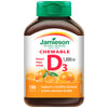 Jamieson Chewable Vitamin D 1,000 IU - Natural Tangy Orange - 100's