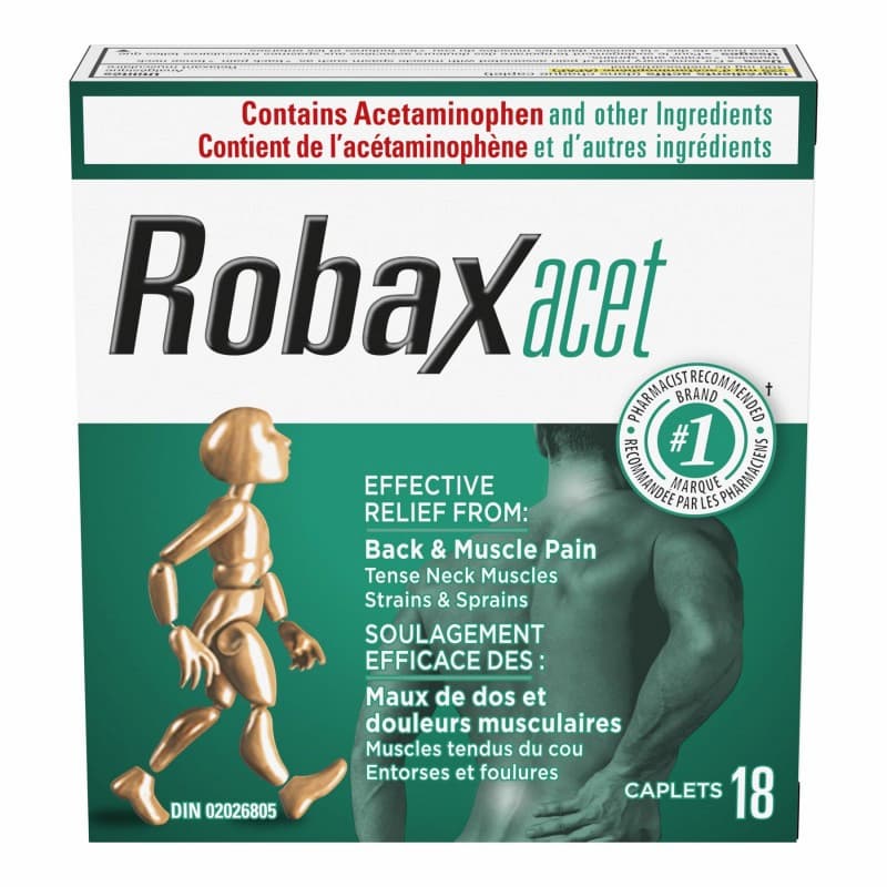 Robaxacet Caplets - 18's