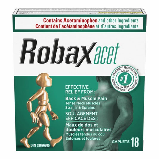 Robaxacet Caplets - 18's