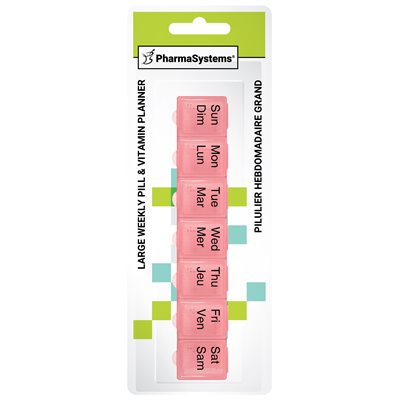 PharmaSystems: Weekly Pill & Vitamin Planner