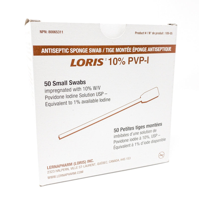 LORIS™ PVP-I Swabstick (Box 50 pcs)