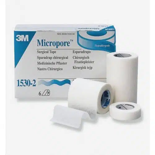 Micropore Surgical Tape White 10yds (Box of 24)