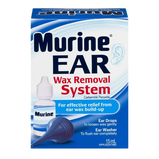 MURINE EAR WAX REMOVAL SYSTEM 15MLMURINE EAR WAX REMOVAL SYSTEM 15ML