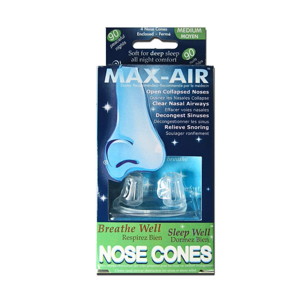 Max-Air Nose Cones Breathe Easier, Sleep Better