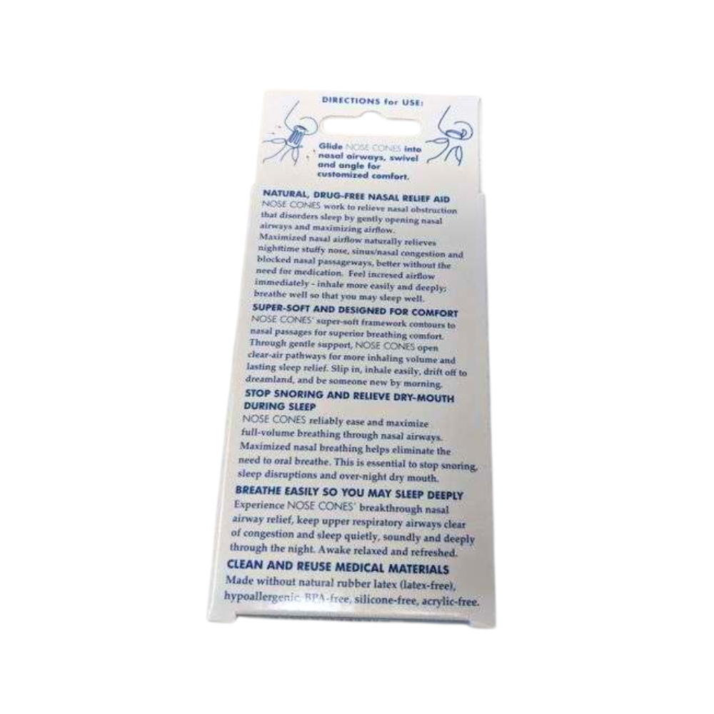 Max-Air Nose Cones Small Breathe Easier with Natural Nasal Support

