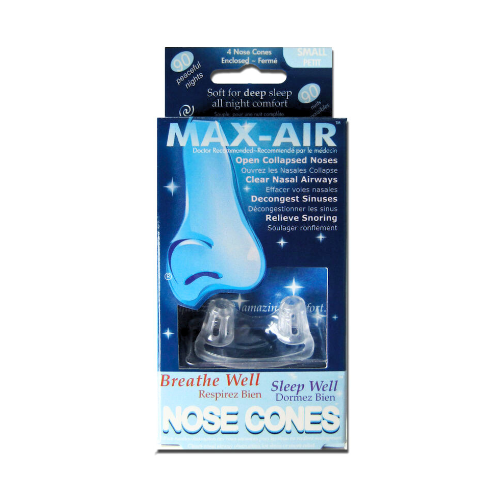Max-Air Nose Cones Small Stop Snoring & Breathe Easier Tonight