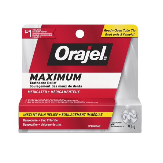 Maximum Strength Toothache Relief Gel