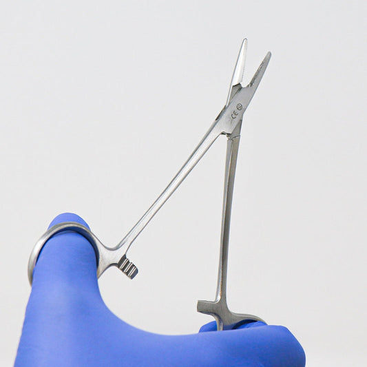 Mayo Hegar Needle Holder, 5" ~ STERILE- Box 100 pcs