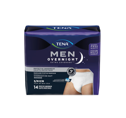 Men Overnight Extra Coverage Incontinence Underwear