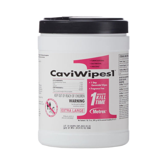 Metrex Caviwipes 13-5150 Disinfecting Towelettes (Pack of 2)