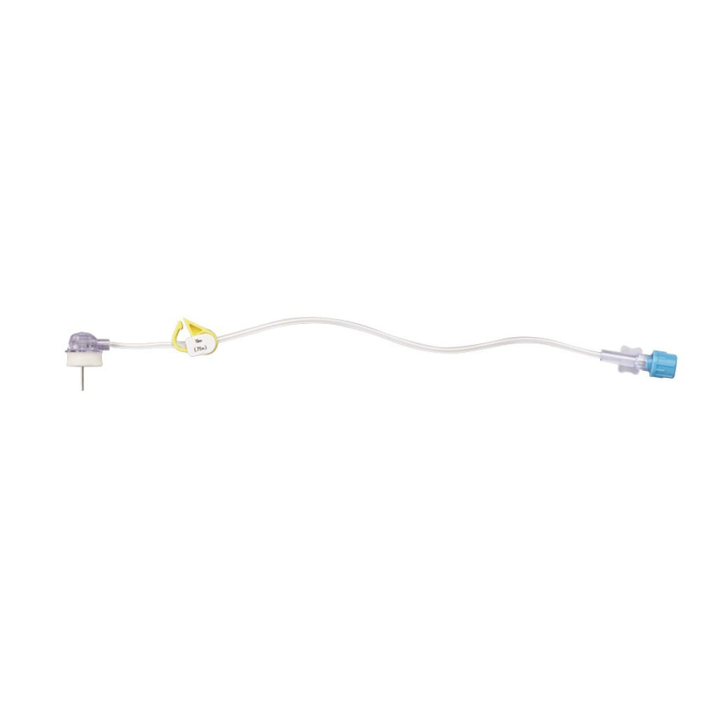 ICU Medical® Gripper Micro™ Safety Port Access Needle, Without Y-Site, 22G x 3/4" (Box 12 pcs)