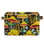 Large Foldable Mushroom Storage Bin for Home Organization