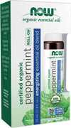 NOW: Peppermint Essential Oil Blend, Organic Roll-On