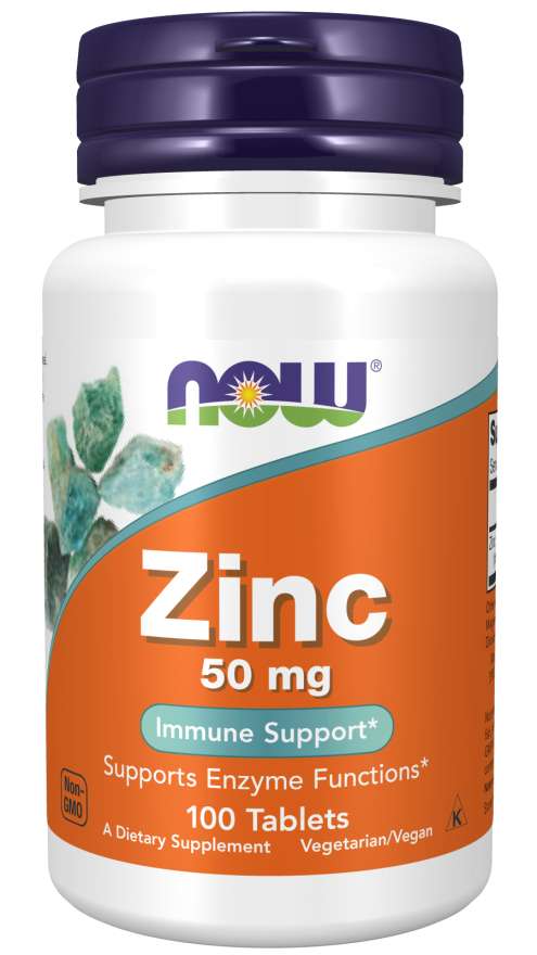 Now: Zinc 50 mg Tablets