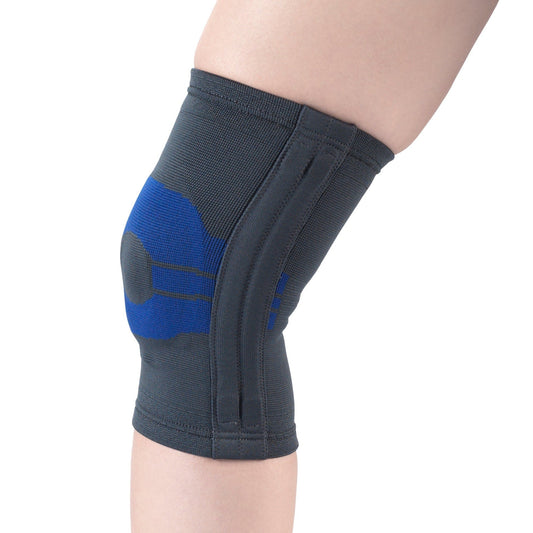 OTC KNEE SUPPORT WITH COMPRESSION AND SIDE STAYSOTC KNEE SUPPORT WITH COMPRESSION AND SIDE STAYS