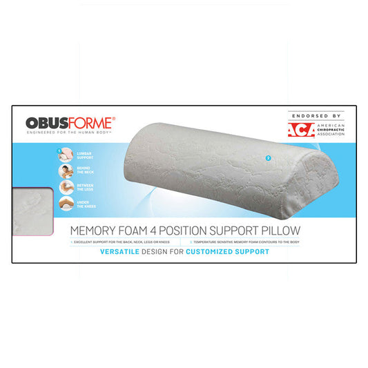 ObusForme Memory Foam 4 Position Support Pillow