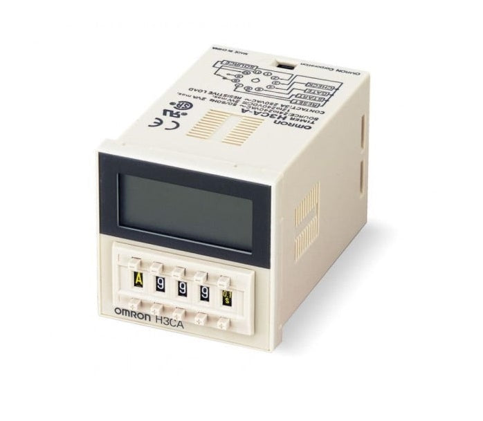 Omron Automation H3CAA Solid-state Timer - 8 Operation Modes - 11-Pin Round Socket - SPDT