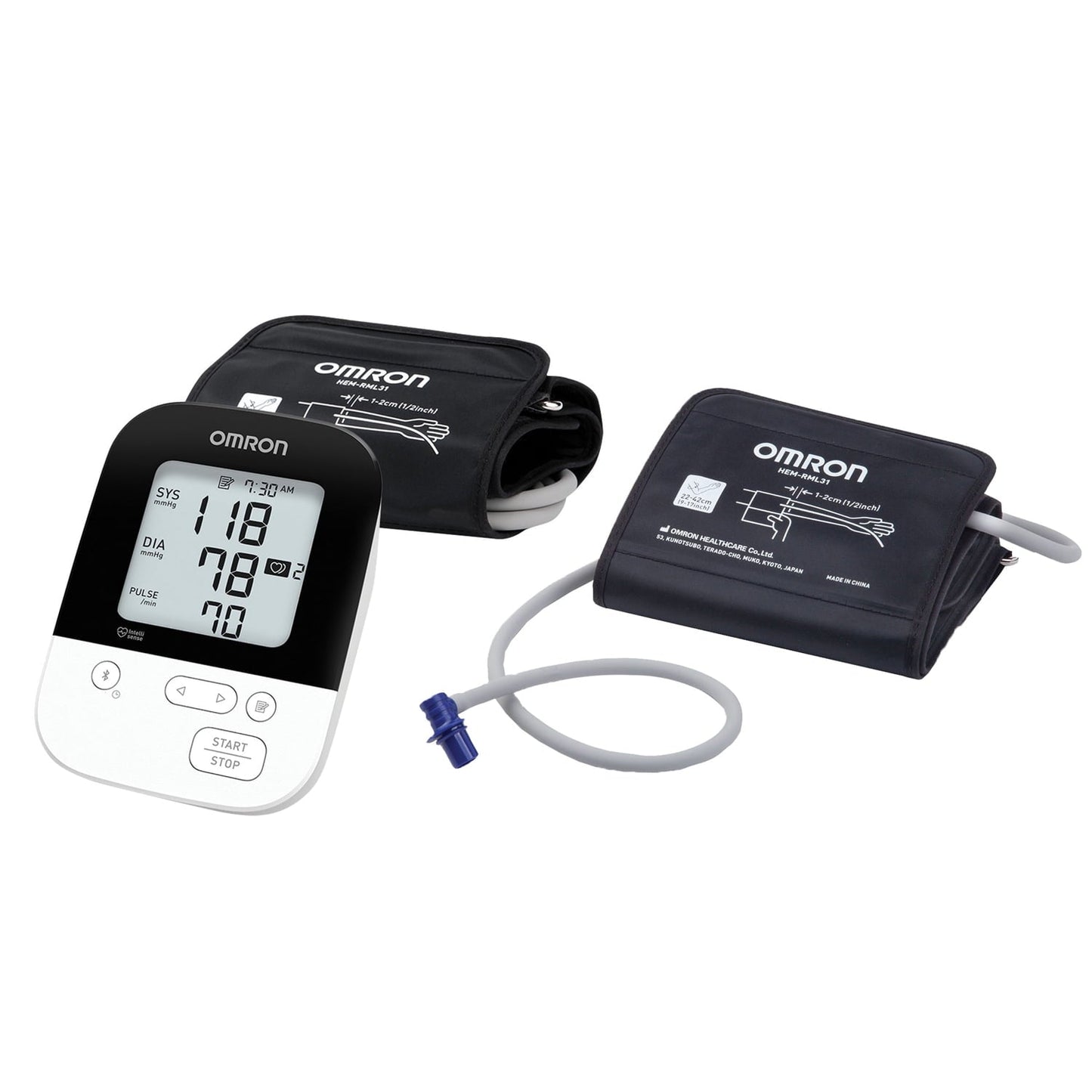 OMRON BP7250: Advanced Accuracy, Bluetooth Connectivity, Wide-Range Cuff