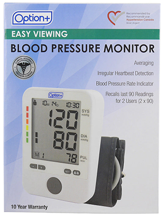 Option+: Easy Viewing Blood Pressure Monitor