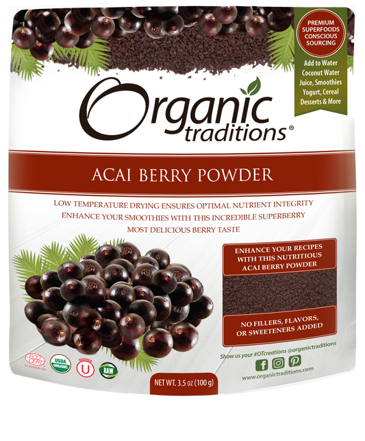 Organic Traditions: Acai Berry Powder