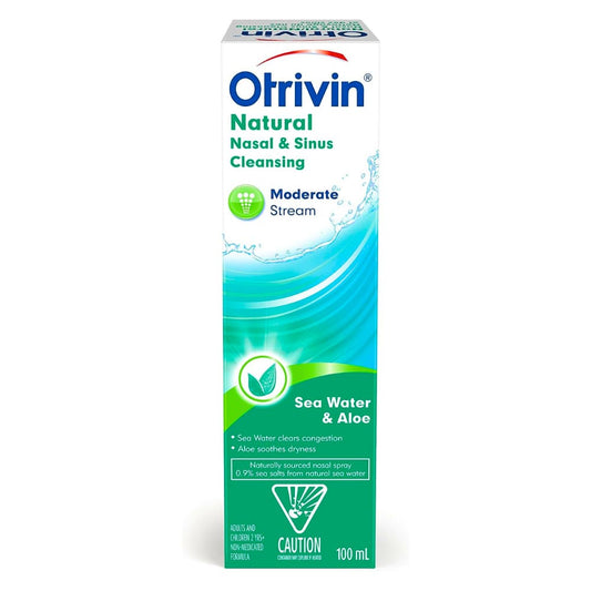Otrivin Natural Nasal & Sinus Cleansing Gentle Stream Sea Water Aloe 100ml