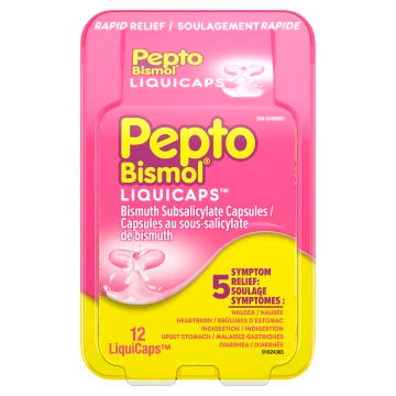 PEPTO BISMOL 12 LIQUICAPSPEPTO BISMOL 12 LIQUICAPS