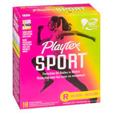 PLAYTEX TAMPONS SPORT REGULAR 18PLAYTEX TAMPONS SPORT REGULAR 18