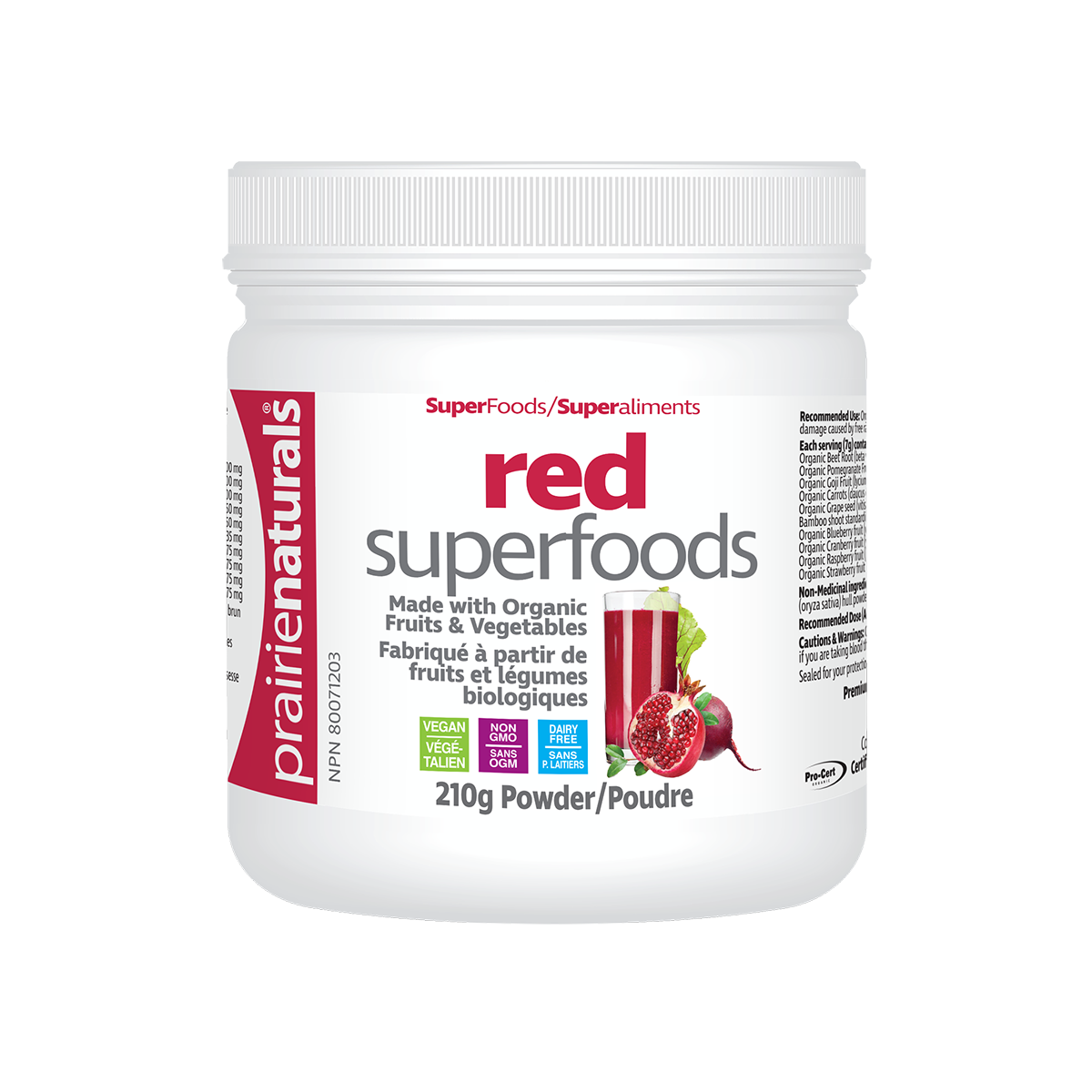 Prairie Naturals: Organic Red Superfoods