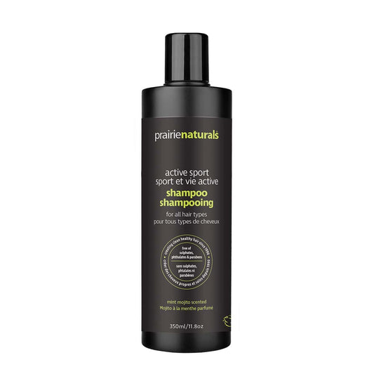 PRAIRIE NATURALS MENS SPORT SHAMPOO 350MLPRAIRIE NATURALS MENS SPORT SHAMPOO 350ML