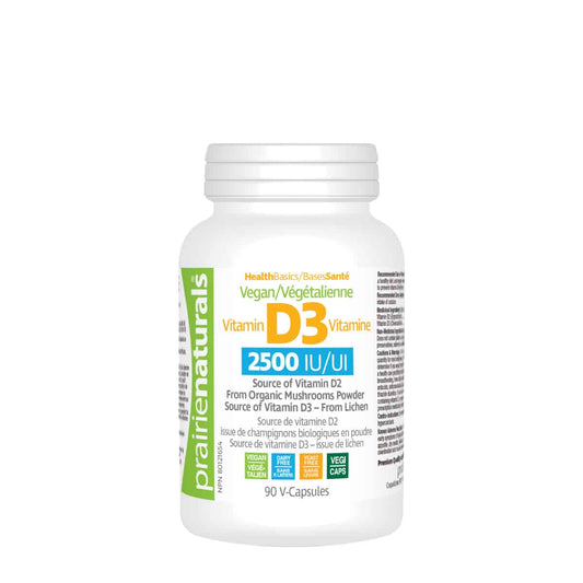 PRAIRIE NATURALS VEGAN VITAMIN D 2500 IU 90 VEGGIE CAPSPRAIRIE NATURALS VEGAN VITAMIN D 2500 IU 90 VEGGIE CAPS