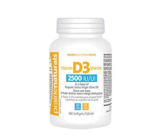PRAIRIE NATURALS VITAMIN D 2500IUPRAIRIE NATURALS VITAMIN D 2500IU
