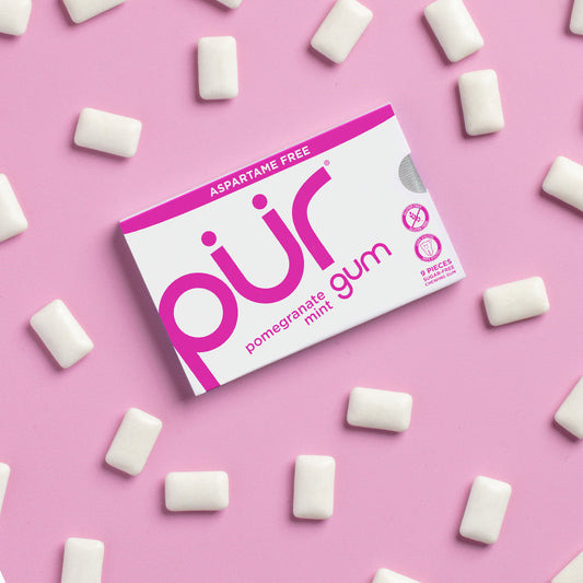 PUR GUM POMEGRANATE MINTPUR GUM POMEGRANATE MINT