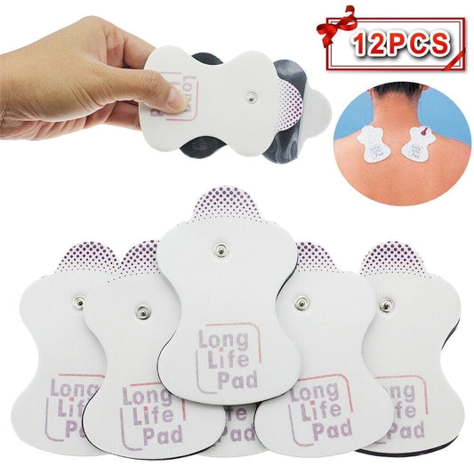 Paddsun 12pcs Electrode Pads for Omron Elepuls Electrotherapy Long Life Self-adhesive USA