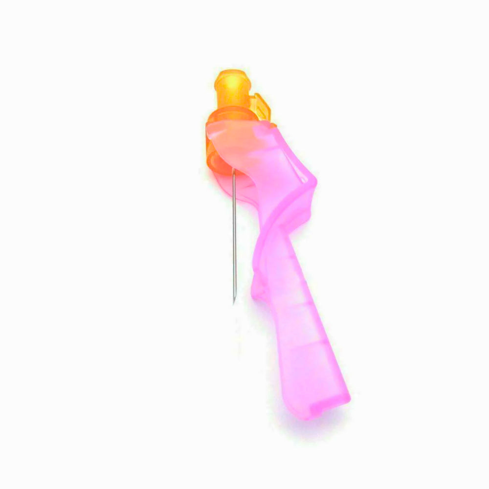 Pivoting needle for safety