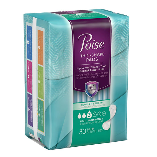 Poise Thin-Shape Light Pads