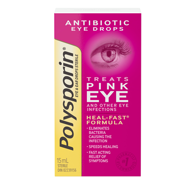 Polysporin Eye & Ear Antibiotic Drops - 15ml