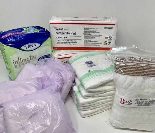 Postpartum Maternity Pads KIT ~ best for homebirth