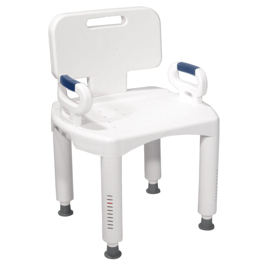 Premium Series Shower Chair with Back and Arms