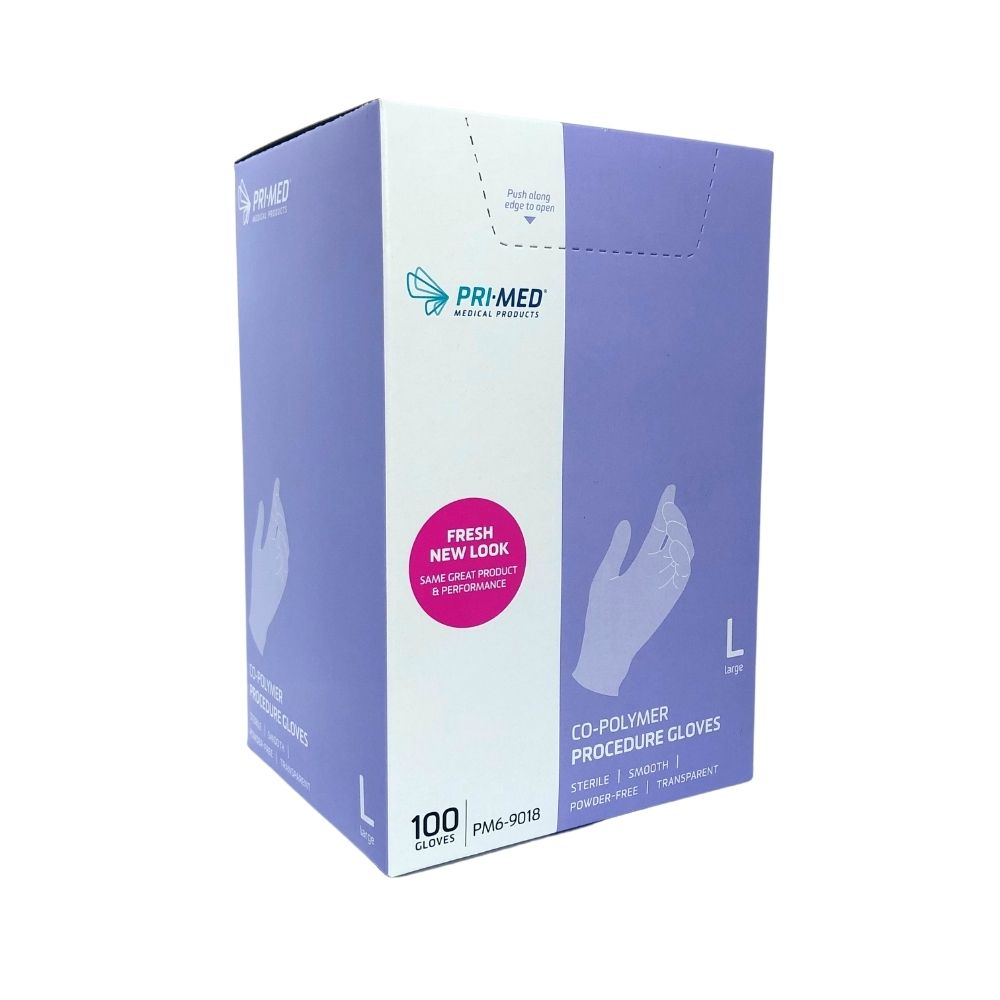 Primatouch® Sterile Co-Polymer Glove, Large (Box 100 pcs)