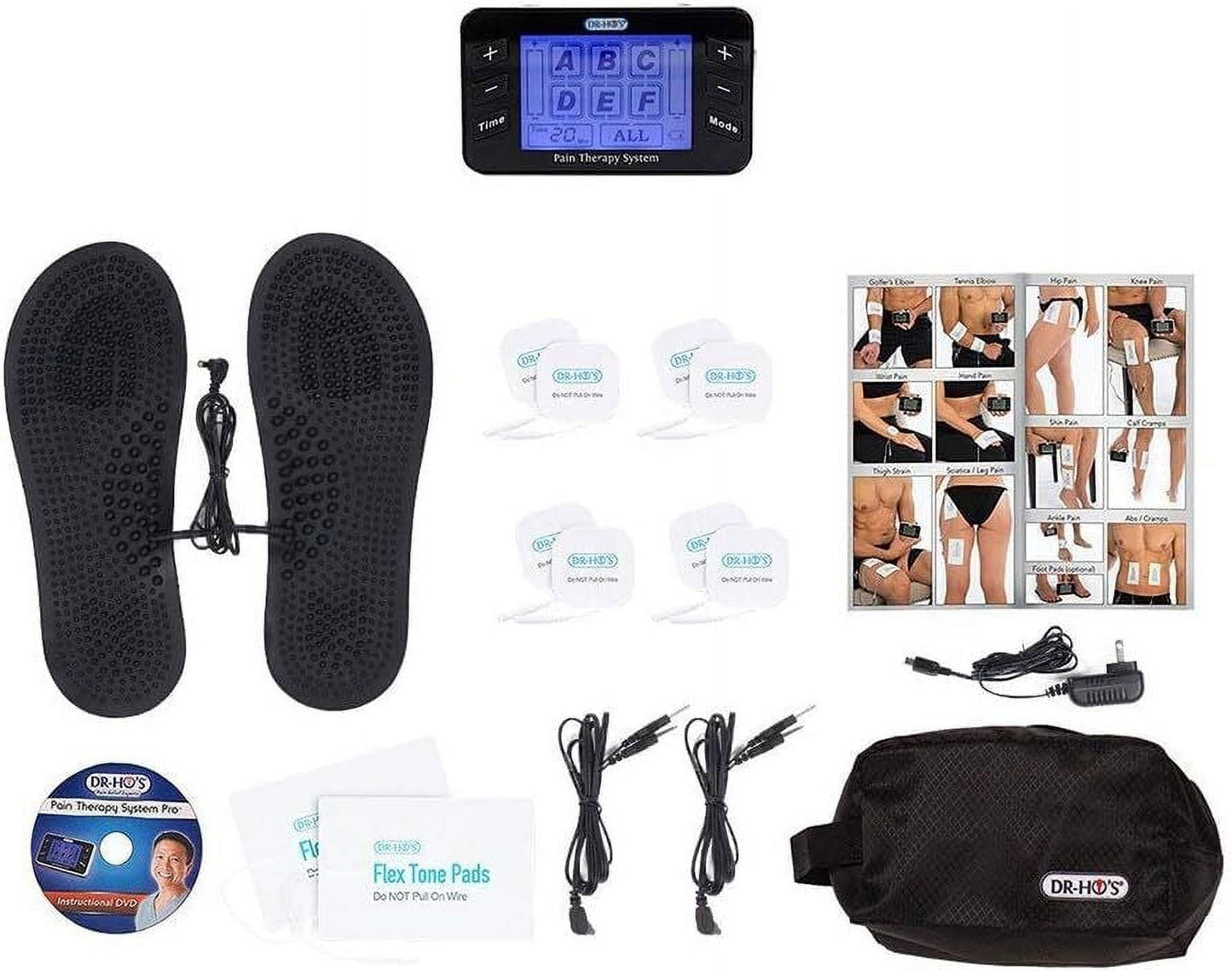 Professional DR-HO'S Pain Relieve Therapy System Unit (Black) Body Relief Kit