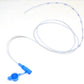Radiopaque line for easy placement
