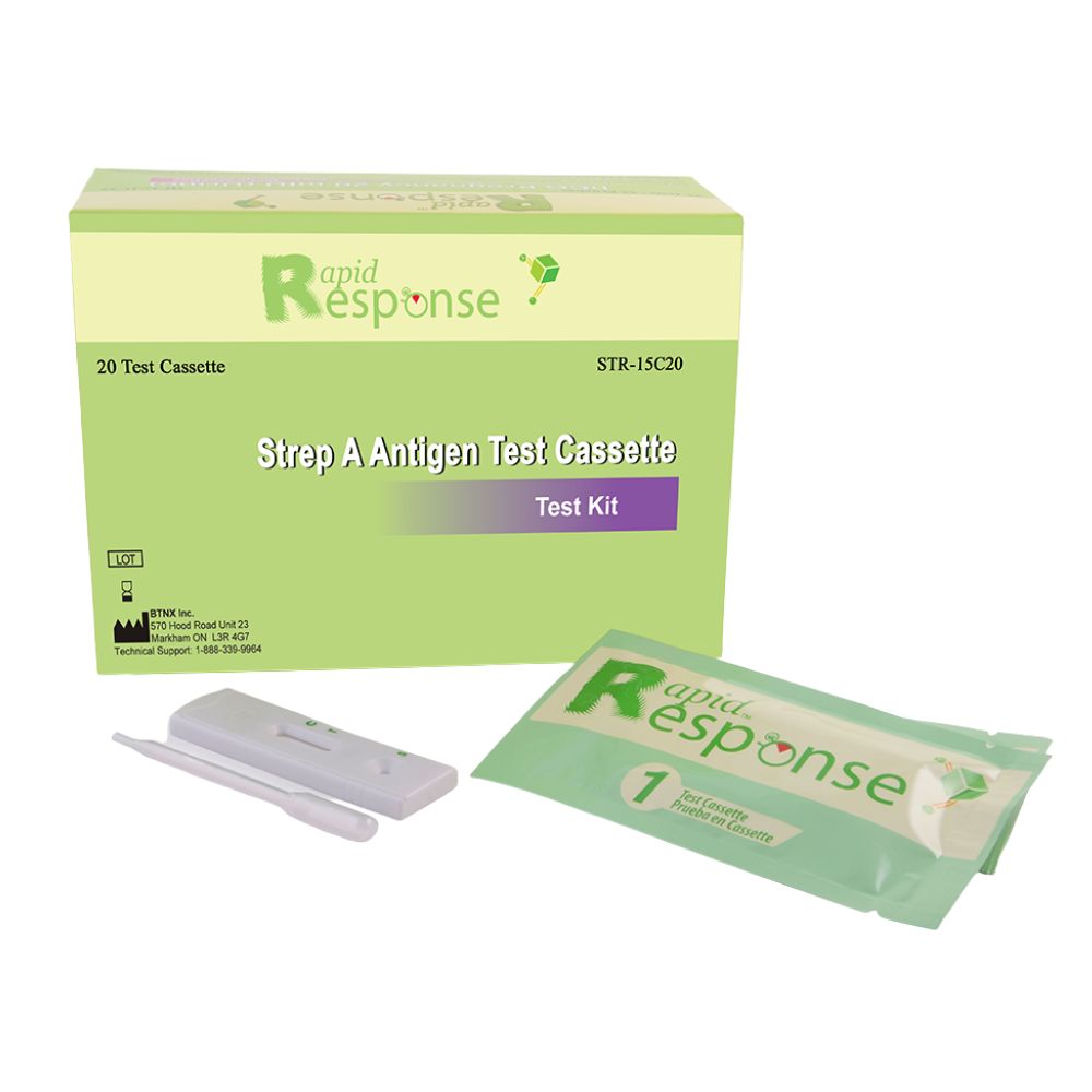 Rapid Response™ Strep A Test Kit, Cassette