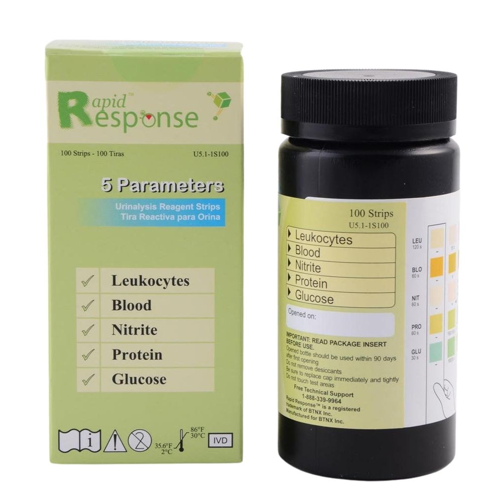 Rapid Response™ 5 Parameter Urinalysis Reagent Strip
