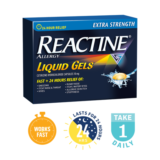 Reactine:  Allergy Liquid Gels - Extra Strength