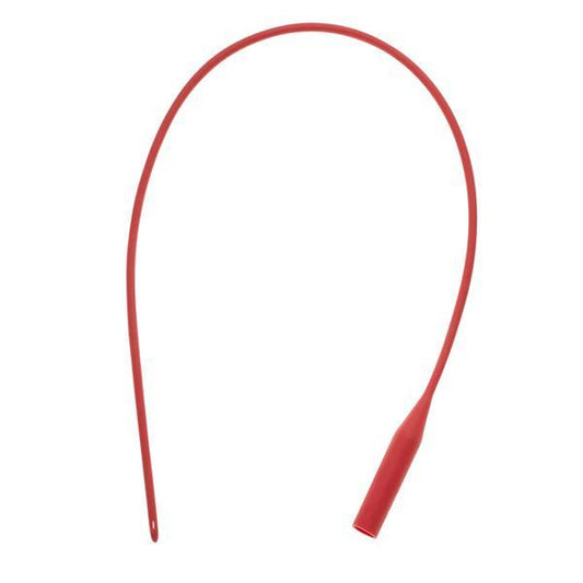 Red-Rubber Urethral Catheter, 14fr - Box 100 pcs