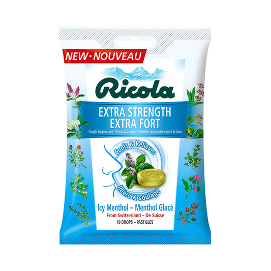 Ricola Extra Strength Sore Throat Lozenges - Icy Menthol - 75g