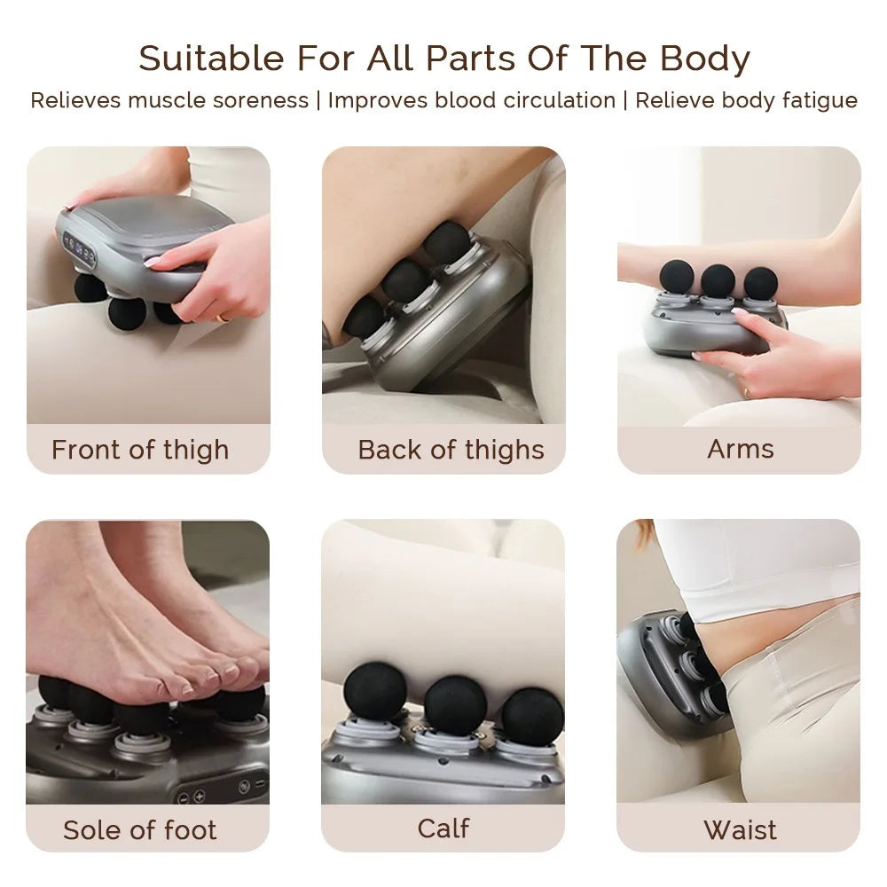 Six-Head Relaxation Massager