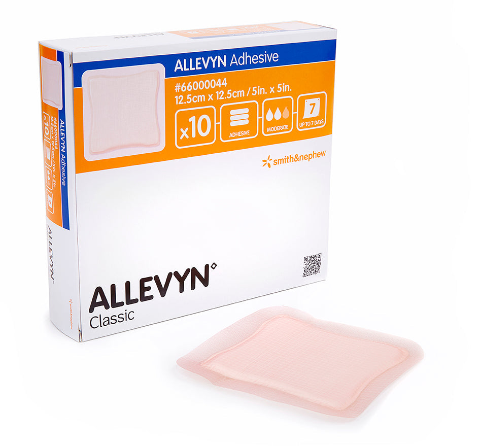 Bx/10 Allevyn Adhesive Foam Dressing, Size 12.5Cm X 22.5Cm
