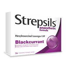 STREPSILS LOZ BLACK CURRANT 36STREPSILS LOZ BLACK CURRANT 36